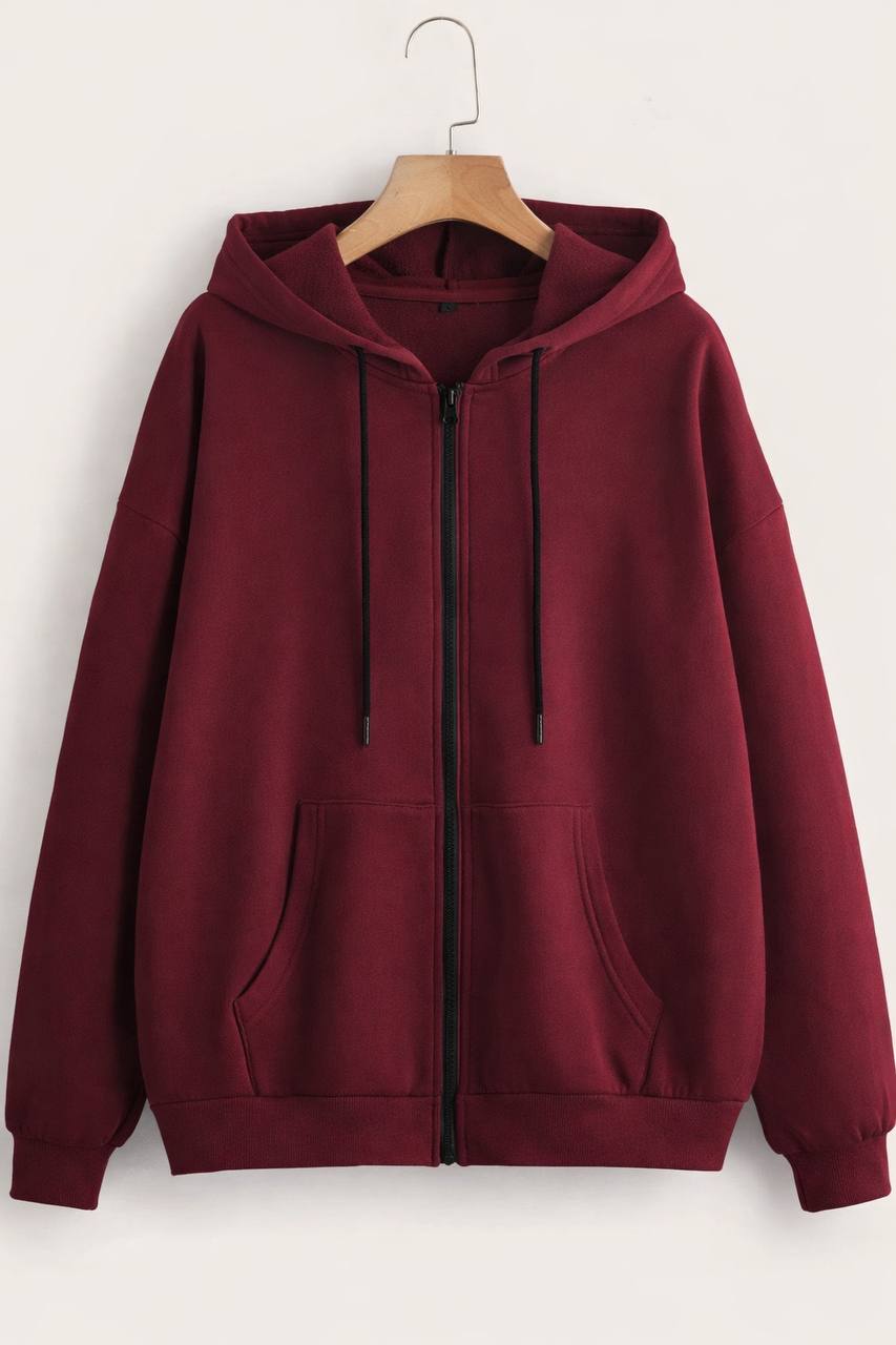 جاكيت شتوي قطن بسوستة – Winter Cotton Hoodie Jacket